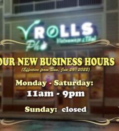 Pho Vrolls Vietnamese & Thai Restaurant