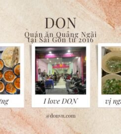 DON-Quán ăn Quảng Ngãi