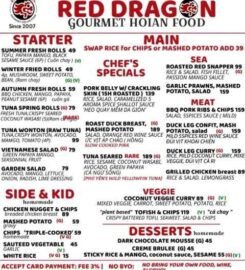 Red Dragon restaurant Hoi An