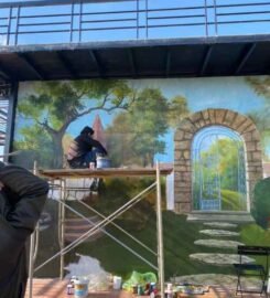 Vẽ tranh 3D Buôn Ma Thuột Bồ Câu Trắng